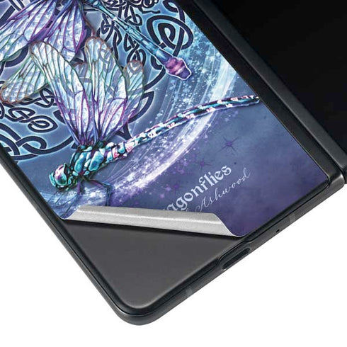 Brigid Ashwood Dragonfly Celtic Knot Galaxy Z Fold4 5G Skin